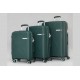 Комплект 3 броя куфари - Полипропилен 9914 цвят петрол  | Alba.bg