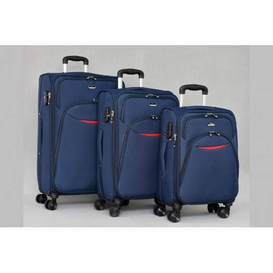 Комплект 3 куфара в различни цветове 33012  | Alba.bg