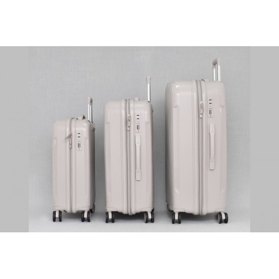 Комплект 3 броя куфари - Полипропилен 9913 - различни цветове  | Alba.bg