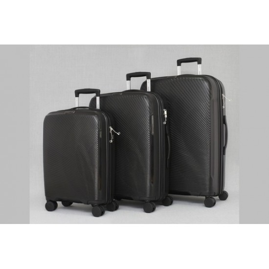 Комплект 3 броя куфари - Полипропилен 9913 - различни цветове  | Alba.bg