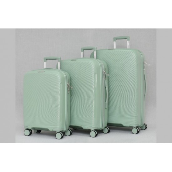 Комплект 3 броя куфари - Полипропилен 9913 - различни цветове  | Alba.bg