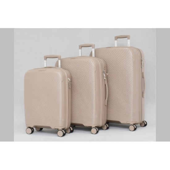 Комплект 3 броя куфари - Полипропилен 9913 - различни цветове  | Alba.bg