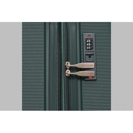 Комплект 3 броя куфари - Полипропилен 9914 цвят петрол  | Alba.bg