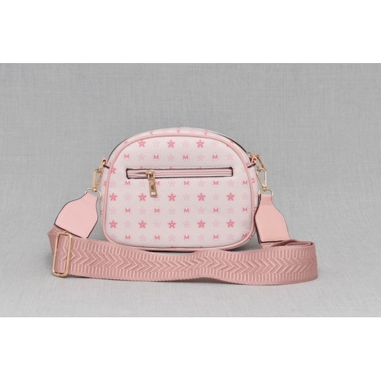 Мини чантичка от еко кожа в розов цвят  | Alba.bg